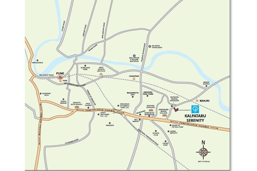 Kalpataru Serenity Location Map