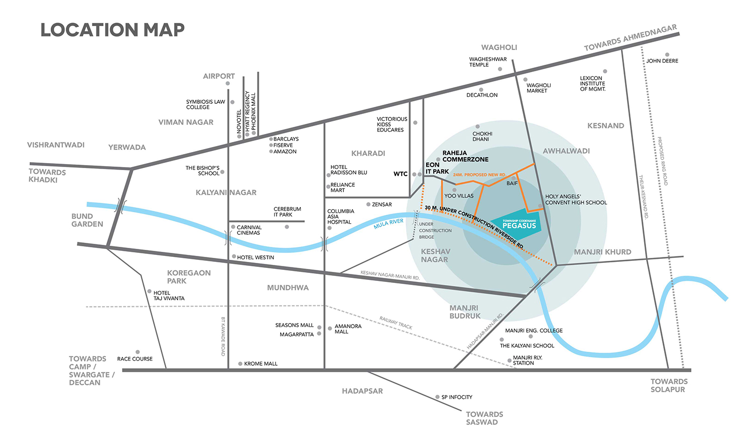 VTP Pegasus Location Map